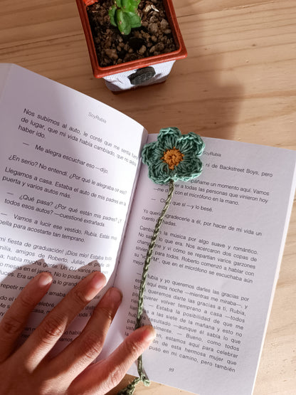 Marca paginas Flor