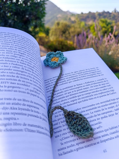 Marca paginas Flor