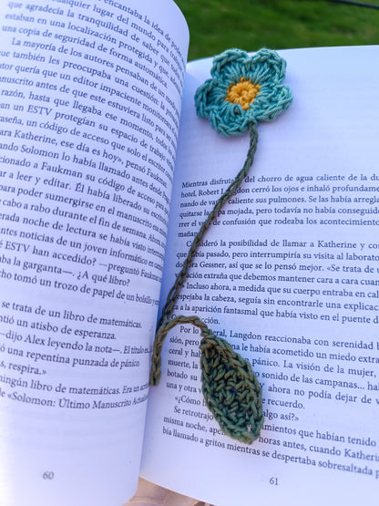 Marca paginas Flor